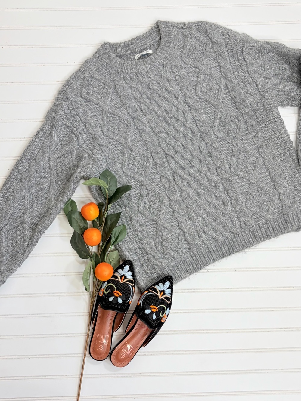 American Eagle Cable Knit Sweater